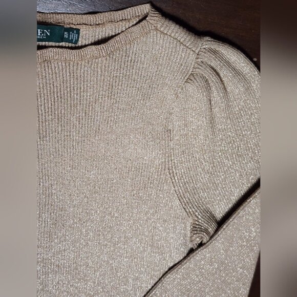 Lauren Ralph Lauren Gold Sweater - Picture 7 of 13